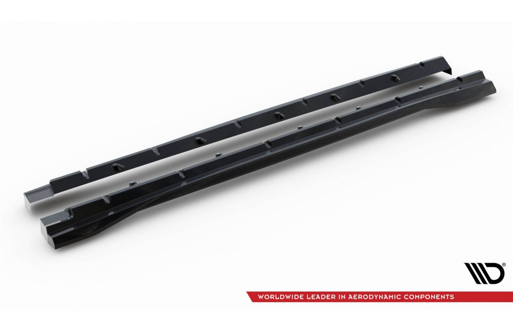 Prepreg Carbon Fiber Side Skirts Audi RSQ8 Mk1 Prepreg Carbon Fiber Side Skirts Audi RSQ8 Mk1