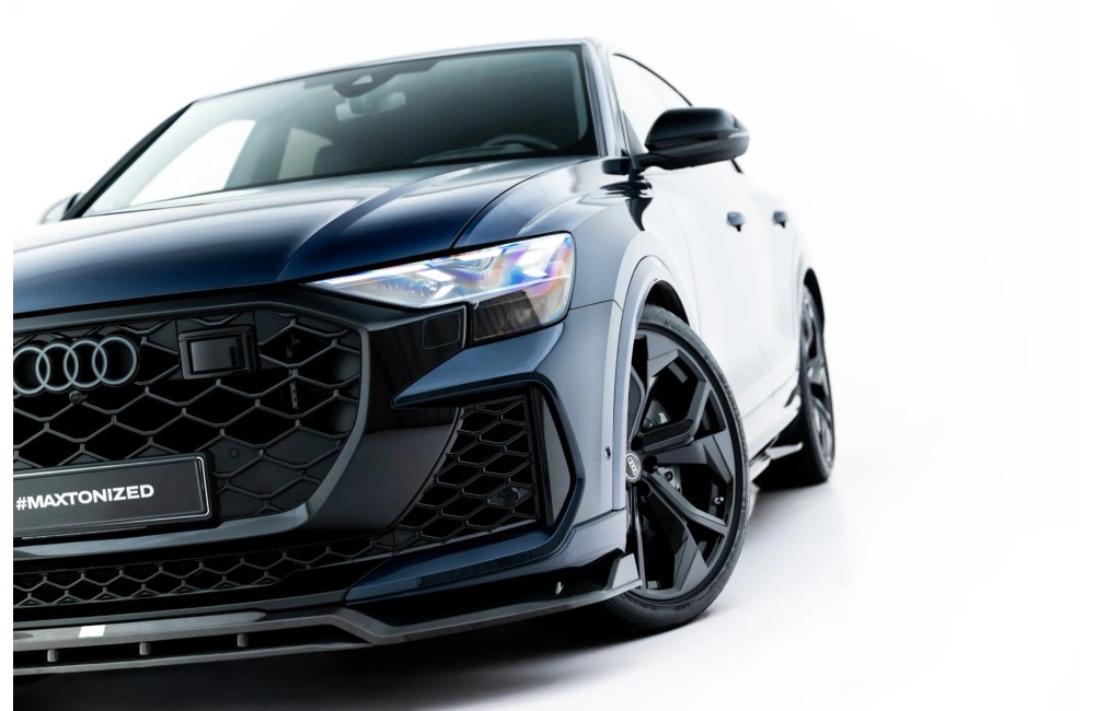 Prepreg Carbon Fiber Front Splitter Audi RSQ8 Mk1 Facelift