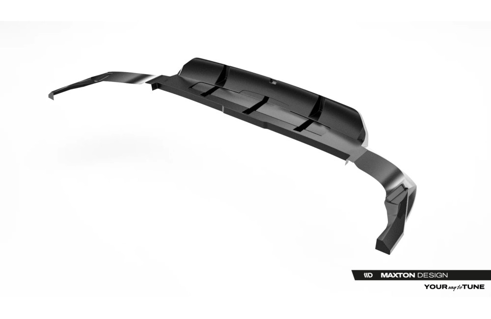 Prepreg Carbon Fiber Rear Splitter (with vertical bars) Audi RSQ8 Mk1 Facelift