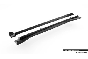Prepreg Carbon Fiber Side Skirts Audi RSQ8 Mk1 Facelift