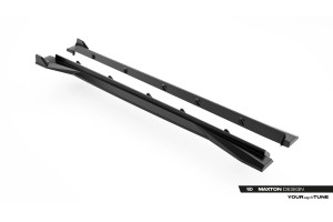 Prepreg Carbon Fiber Side Skirts Audi RSQ8 Mk1 Facelift