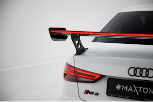 Carbon Spoiler With External Brackets Uprights + LED Audi A3 / A3 S-Line / S3 / RS3 Sedan 8V / 8V Facelift Carbon Spoiler With External Brackets Uprights + LED Audi A3 / A3 S-Line / S3 / RS3 Sedan 8V / 8V Facelift