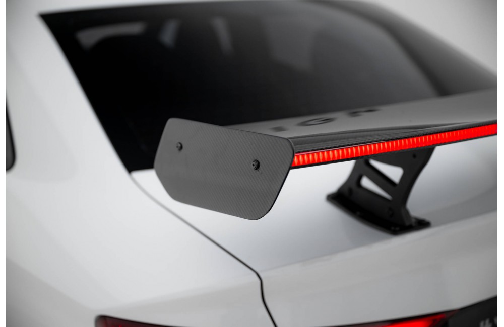 Carbon Spoiler With Internal Brackets Uprights + LED Audi A3 / A3 S-Line / S3 / RS3 Sedan 8V / 8V Facelift Carbon Spoiler With Internal Brackets Uprights + LED Audi A3 / A3 S-Line / S3 / RS3 Sedan 8V / 8V Facelift