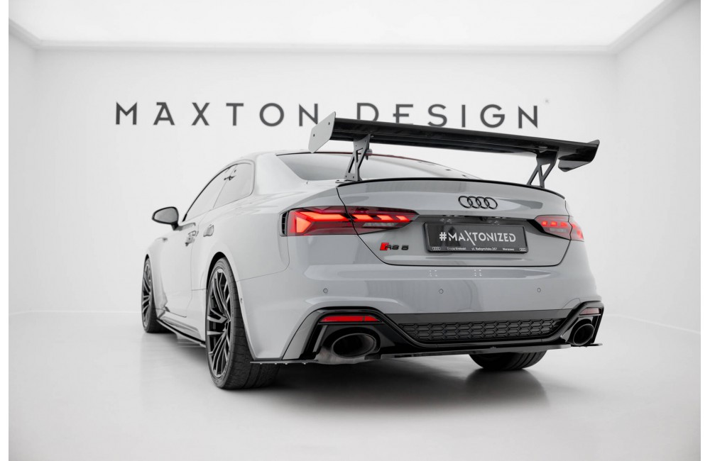 Carbon Spoiler With External Brackets Uprights V.1 Audi A5 / A5 S-Line / S5 / RS5 Coupe F5 / F5 Facelift Carbon Spoiler With External Brackets Uprights V.1 Audi A5 / A5 S-Line / S5 / RS5 Coupe F5 / F5 Facelift