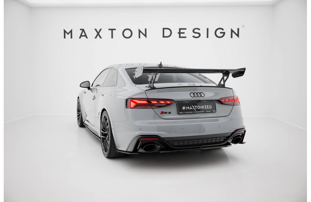 Carbon Spoiler With External Brackets Uprights V.1 Audi A5 / A5 S-Line / S5 / RS5 Coupe F5 / F5 Facelift Carbon Spoiler With External Brackets Uprights V.1 Audi A5 / A5 S-Line / S5 / RS5 Coupe F5 / F5 Facelift