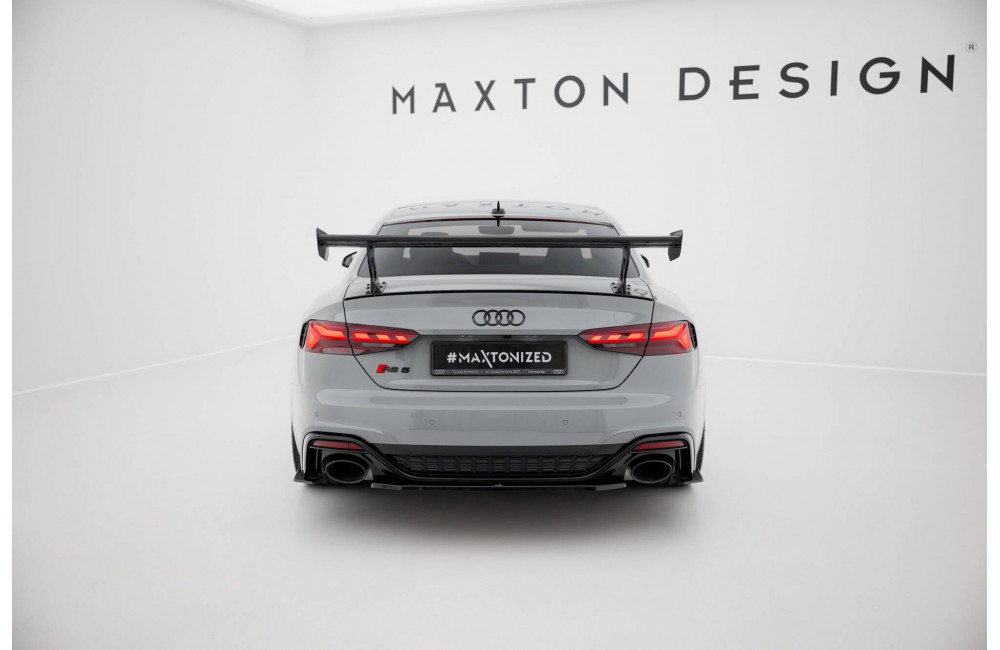 Carbon Spoiler With External Brackets Uprights V.1 Audi A5 / A5 S-Line / S5 / RS5 Coupe F5 / F5 Facelift Carbon Spoiler With External Brackets Uprights V.1 Audi A5 / A5 S-Line / S5 / RS5 Coupe F5 / F5 Facelift
