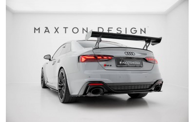 Carbon Spoiler With External Brackets Uprights V.1 Audi A5 / A5 S-Line / S5 / RS5 Coupe F5 / F5 Facelift