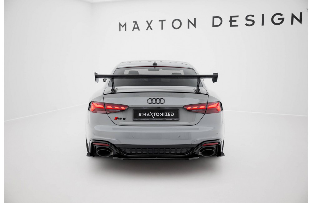 Carbon Spoiler With External Brackets Uprights V.2 Audi A5 / A5 S-Line / S5 / RS5 Coupe F5 / F5 Facelift Carbon Spoiler With External Brackets Uprights V.2 Audi A5 / A5 S-Line / S5 / RS5 Coupe F5 / F5 Facelift