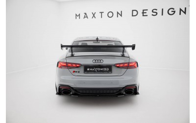 Carbon Spoiler With External Brackets Uprights V.2 Audi A5 / A5 S-Line / S5 / RS5 Coupe F5 / F5 Facelift