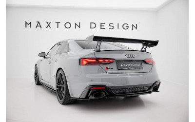 Carbon Spoiler With External Brackets Uprights V.2 Audi A5 / A5 S-Line / S5 / RS5 Coupe F5 / F5 Facelift