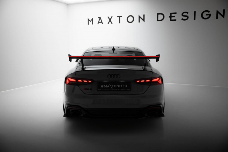 Αεροτομή Carbon Με Εξωτερικές Βάσεις V.1 + LED Audi A5 / A5 S-Line / S5 / RS5 Coupe F5 / F5 Facelift