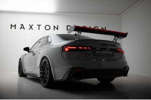 Carbon Spoiler With External Brackets Uprights V.1 + LED Audi A5 / A5 S-Line / S5 / RS5 Coupe F5 / F5 Facelift Carbon Spoiler With External Brackets Uprights V.1 + LED Audi A5 / A5 S-Line / S5 / RS5 Coupe F5 / F5 Facelift