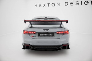 Carbon Spoiler With External Brackets Uprights V.1 + LED Audi A5 / A5 S-Line / S5 / RS5 Coupe F5 / F5 Facelift Carbon Spoiler With External Brackets Uprights V.1 + LED Audi A5 / A5 S-Line / S5 / RS5 Coupe F5 / F5 Facelift