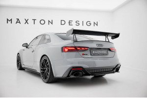 Carbon Spoiler With Upper Swan Mounting Audi A5 / A5 S-Line / S5 / RS5 Coupe F5 / F5 Facelift Carbon Spoiler With Upper Swan Mounting Audi A5 / A5 S-Line / S5 / RS5 Coupe F5 / F5 Facelift