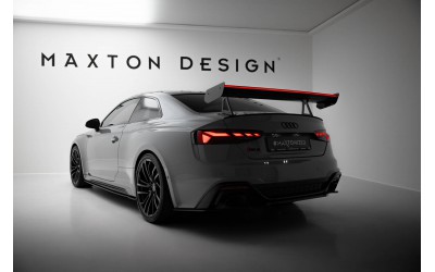 Carbon Spoiler With Upper Swan Mounting + LED Audi A5 / A5 S-Line / S5 / RS5 Coupe F5 / F5 Facelift