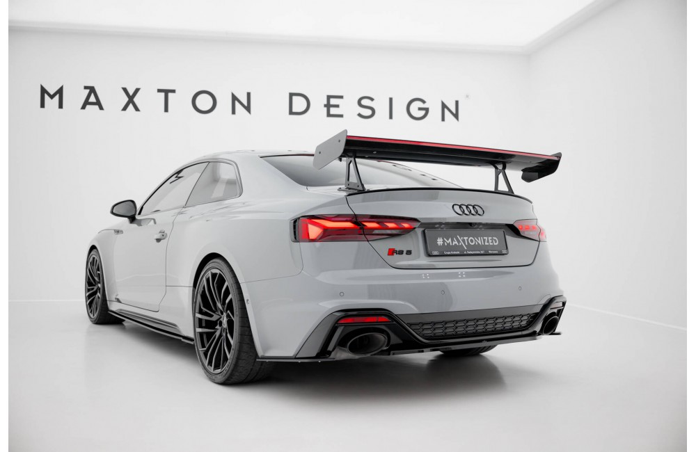 Carbon Spoiler With Upper Swan Mounting + LED Audi A5 / A5 S-Line / S5 / RS5 Coupe F5 / F5 Facelift Carbon Spoiler With Upper Swan Mounting + LED Audi A5 / A5 S-Line / S5 / RS5 Coupe F5 / F5 Facelift