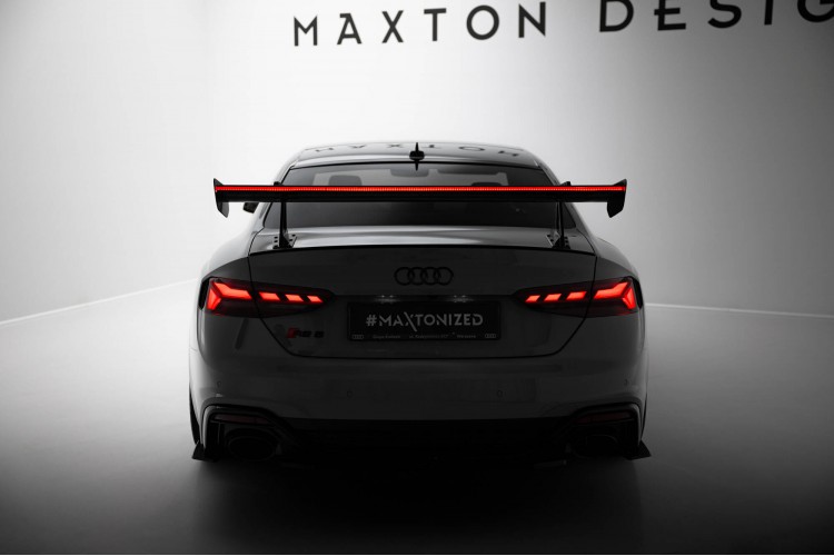 Αεροτομή Carbon Με Άνω Στήριξη + LED Audi A5 / A5 S-Line / S5 / RS5 Coupe F5 / F5 Facelift