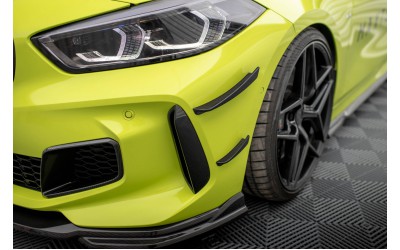 Carbon Fiber Front Bumper Wings (Canards) Prepreg BMW 1 M-Pack /  M135i / 128ti F40