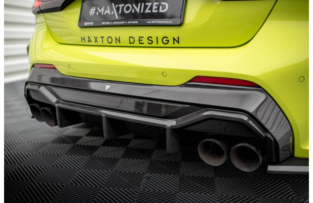 Carbon Fiber Rear Diffuser Prepreg V.1 + Milltek Sport Exhaust BMW 1 F40 M135i - Carbon Fiber Rear Diffuser Prepreg V.1 + Milltek Sport Exhaust BMW 1 F40 M135i -