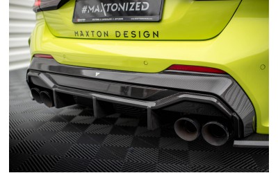 Carbon Fiber Rear Diffuser Prepreg V.1 + Milltek Sport Exhaust BMW 1 F40 M135i - 