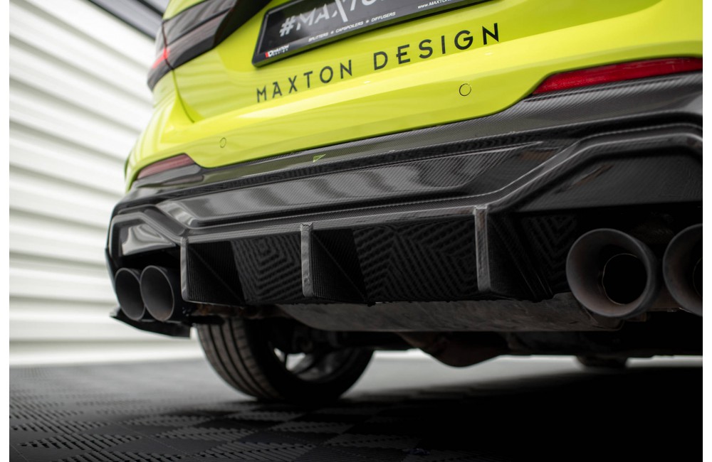 Carbon Fiber Rear Diffuser Prepreg V.1 + Milltek Sport Exhaust BMW 1 F40 M135i - Carbon Fiber Rear Diffuser Prepreg V.1 + Milltek Sport Exhaust BMW 1 F40 M135i -