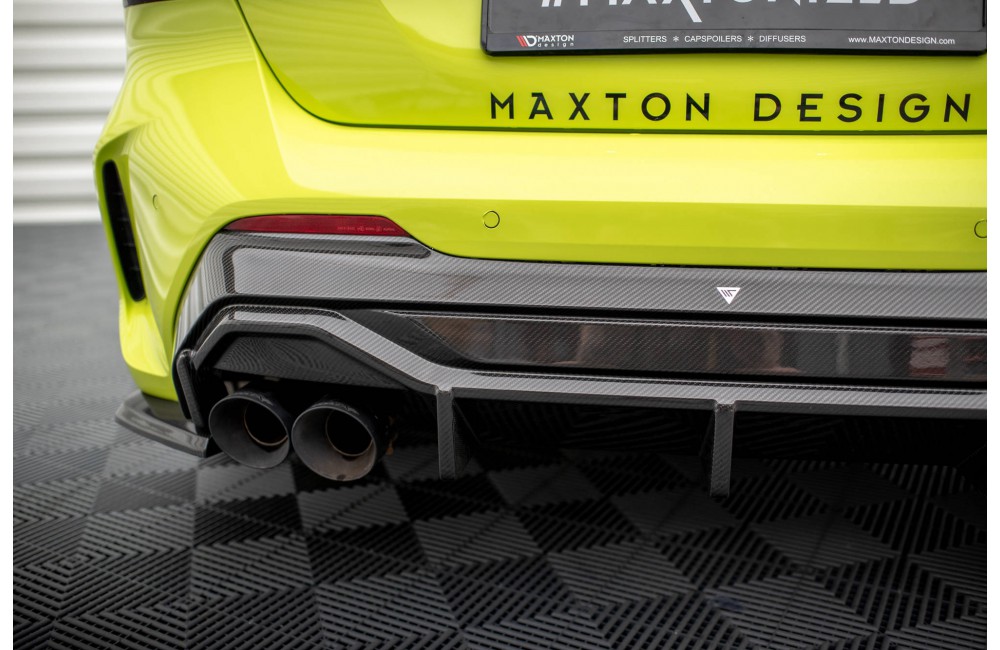 Carbon Fiber Rear Diffuser Prepreg V.1 + Milltek Sport Exhaust BMW 1 F40 M135i - Carbon Fiber Rear Diffuser Prepreg V.1 + Milltek Sport Exhaust BMW 1 F40 M135i -