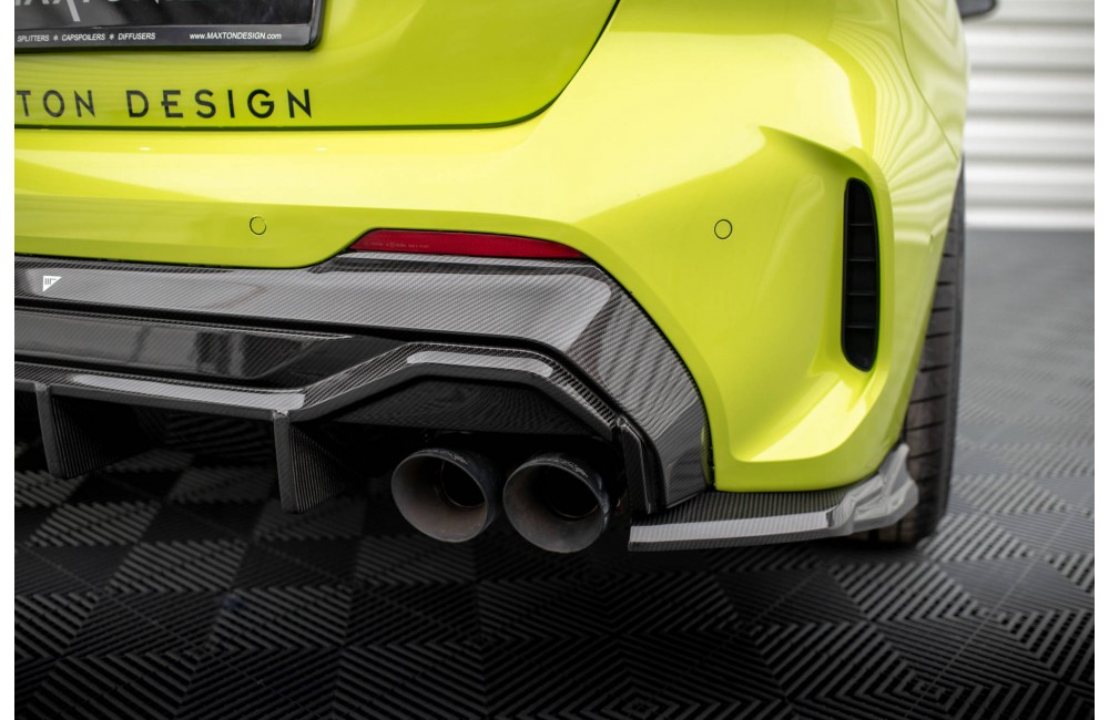 Carbon Fiber Rear Diffuser Prepreg V.1 + Milltek Sport Exhaust BMW 1 F40 M135i - Carbon Fiber Rear Diffuser Prepreg V.1 + Milltek Sport Exhaust BMW 1 F40 M135i -