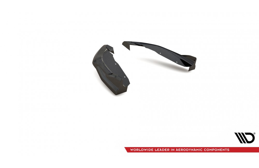 Prepreg Carbon Fiber Rear Side Splitters BMW 1 M-Pack / M135i / 128ti F40 Prepreg Carbon Fiber Rear Side Splitters BMW 1 M-Pack / M135i / 128ti F40