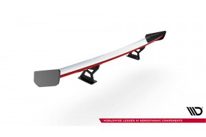 Carbon Spoiler With Internal Brackets Uprights V.1 + LED BMW 1 M E82