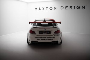 Carbon Spoiler With Internal Brackets Uprights V.1 + LED BMW 1 M E82