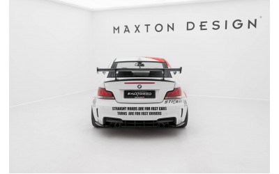 Carbon Spoiler With Internal Brackets Uprights V.2 BMW 1 M E82