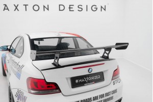 Carbon Spoiler With Internal Brackets Uprights V.2 BMW 1 M E82 Carbon Spoiler With Internal Brackets Uprights V.2 BMW 1 M E82