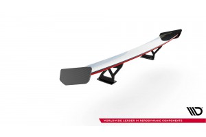 Carbon Spoiler With Internal Brackets Uprights V.2 + LED BMW 1 M E82