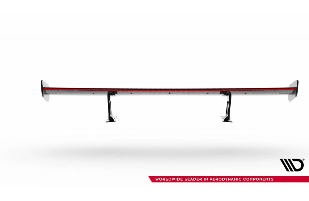 Carbon Spoiler With Internal Brackets Uprights V.2 + LED BMW 1 M E82