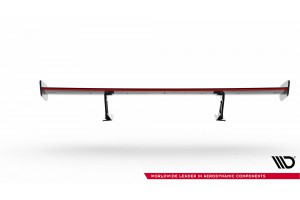 Carbon Spoiler With Internal Brackets Uprights V.2 + LED BMW 1 M E82