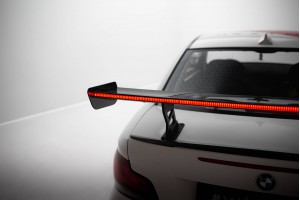 Carbon Spoiler With Internal Brackets Uprights V.2 + LED BMW 1 M E82