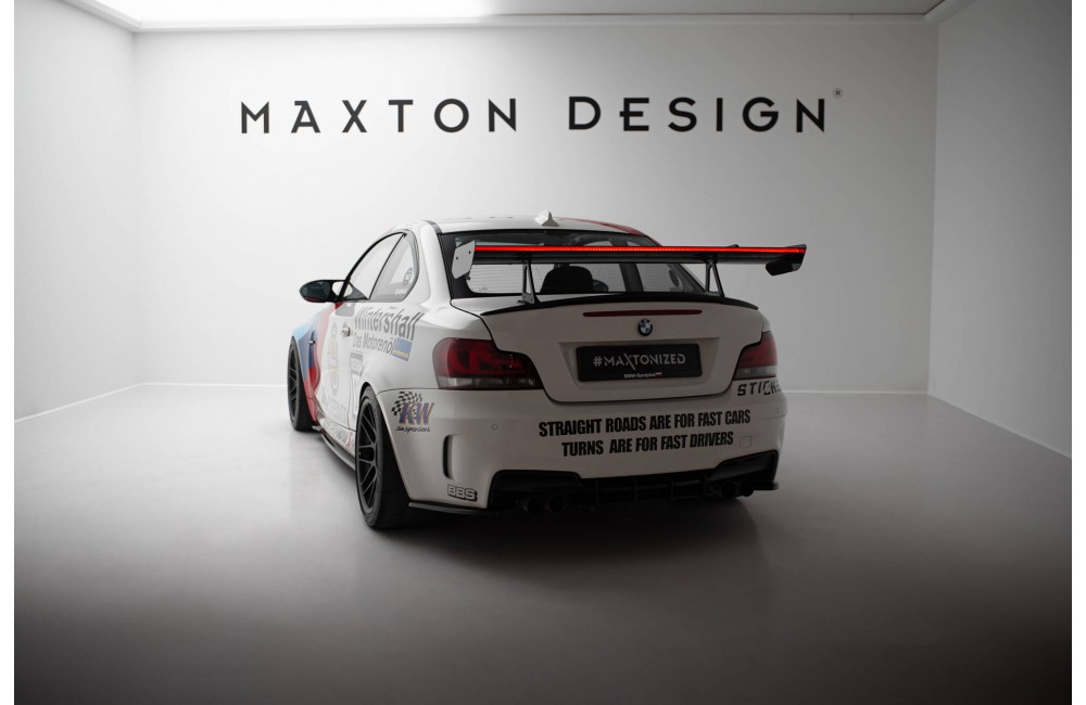 Carbon Spoiler With Upper Swan Mounting + LED BMW 1 M E82 Carbon Spoiler With Upper Swan Mounting + LED BMW 1 M E82