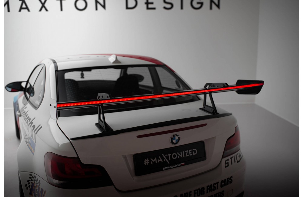 Carbon Spoiler With Upper Swan Mounting + LED BMW 1 M E82 Carbon Spoiler With Upper Swan Mounting + LED BMW 1 M E82