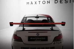 Carbon Spoiler With Upper Swan Mounting + LED BMW 1 M E82 Carbon Spoiler With Upper Swan Mounting + LED BMW 1 M E82