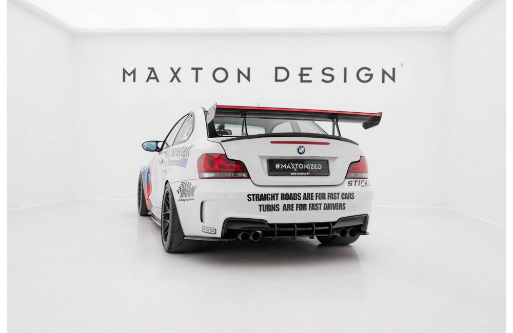 Carbon Spoiler With Upper Swan Mounting + LED BMW 1 M E82 Carbon Spoiler With Upper Swan Mounting + LED BMW 1 M E82