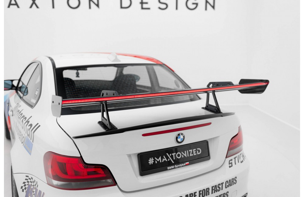 Carbon Spoiler With Upper Swan Mounting + LED BMW 1 M E82 Carbon Spoiler With Upper Swan Mounting + LED BMW 1 M E82