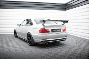 Carbon Spoiler With External Brackets Uprights BMW 3 Coupe E46 Carbon Spoiler With External Brackets Uprights BMW 3 Coupe E46