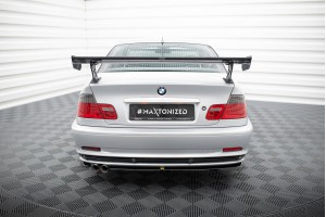 Carbon Spoiler With External Brackets Uprights BMW 3 Coupe E46 Carbon Spoiler With External Brackets Uprights BMW 3 Coupe E46