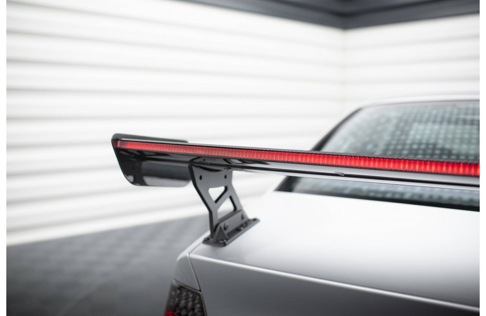 Carbon Spoiler With External Brackets Uprights + LED BMW 3 Coupe E46 Carbon Spoiler With External Brackets Uprights + LED BMW 3 Coupe E46