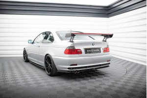 Carbon Spoiler With External Brackets Uprights + LED BMW 3 Coupe E46 Carbon Spoiler With External Brackets Uprights + LED BMW 3 Coupe E46