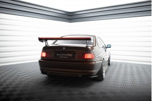 Carbon Spoiler With External Brackets Uprights + LED BMW 3 Coupe E46 Carbon Spoiler With External Brackets Uprights + LED BMW 3 Coupe E46