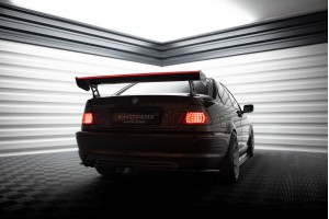 Carbon Spoiler With External Brackets Uprights + LED BMW 3 Coupe E46 Carbon Spoiler With External Brackets Uprights + LED BMW 3 Coupe E46