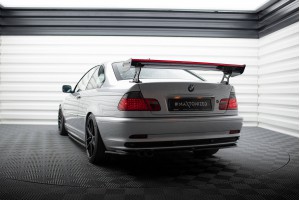 Carbon Spoiler With External Brackets Uprights + LED BMW 3 Coupe E46 Carbon Spoiler With External Brackets Uprights + LED BMW 3 Coupe E46
