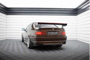 Carbon Spoiler With External Brackets Uprights + LED BMW 3 Coupe E46 Carbon Spoiler With External Brackets Uprights + LED BMW 3 Coupe E46