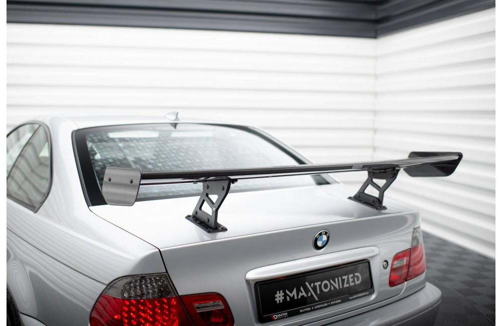 Carbon Spoiler With Internal Brackets Uprights BMW 3 Coupe E46 Carbon Spoiler With Internal Brackets Uprights BMW 3 Coupe E46